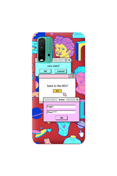 Other Xiaomi Poco M3 Enter Login Red Colored Silicone TPU Θήκη