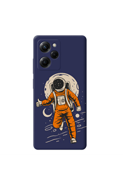 Other Xiaomi Poco X5 Pro Hitchhike Dark blue Colored Silicone TPU Θήκη
