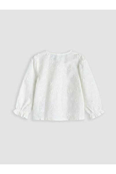 LC Waikiki Embroidered Baby Girl Shirt