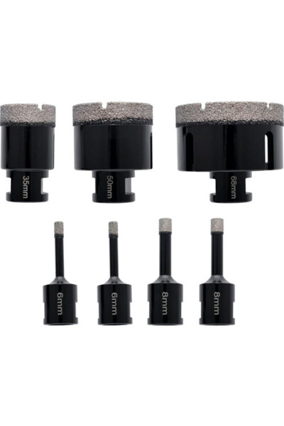 OEM Set carote diamantate pentru gresie/ faianță Akkit Ø6-68mm
