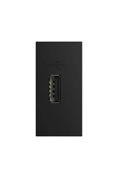 OEM Priză USB simplă Livolo tip A, 1 modul, negru