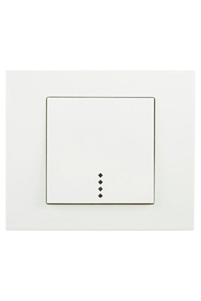 OEM Διακόπτης Ovivo Grano simple, με φως, λευκός