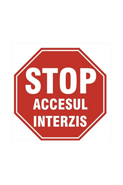 OEM Indicator de avertizare „Stop acces interzis”