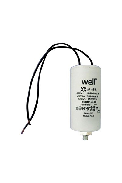 OEM Condensator pornire motor Well 40uF 400V, cu fire de conexiune