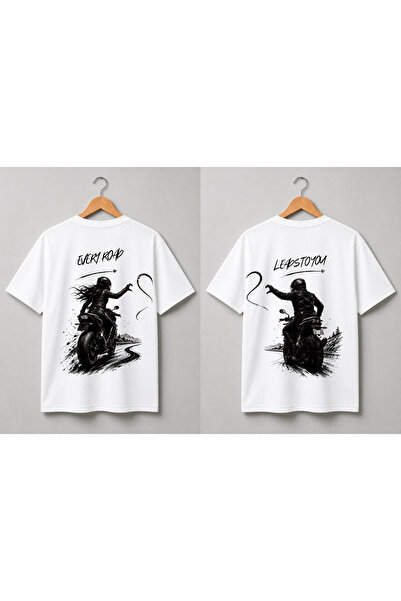 Grafftee Clothing Tunalya Free-Spirited Biker Motorcycle Design Premium Printed Unisex Cotton T-Shirt - High Quality