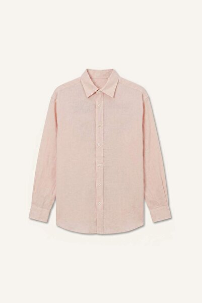 DeFacto Relax Fit Linen Blend Long Sleeve Shirt I4453Ax26Hs