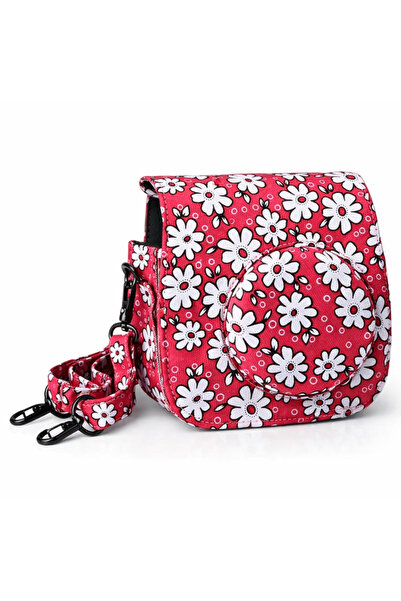 Other Classic Flower Fabric Camera Case Bag For FUJIFILM Instax Mini8/9/10/11...