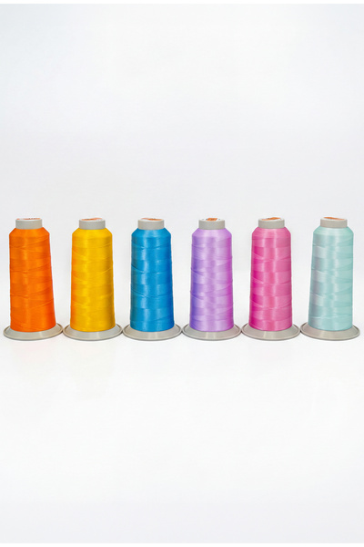 Enstitü İplik Machine Embroidery and Sewing Thread Set of 6 Summer Colors