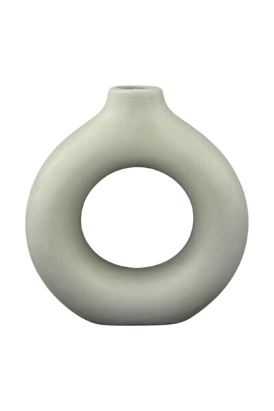OEM Set 2 Vaze Ceramice Gri 18 cm