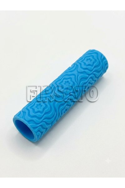 Fırsato Çiçek Desenli Seramik ve Pastacılık Desenli Doku Rulosu | Kurabiye, Seramik & Kil Şekillendirme Aparatı (10cm)