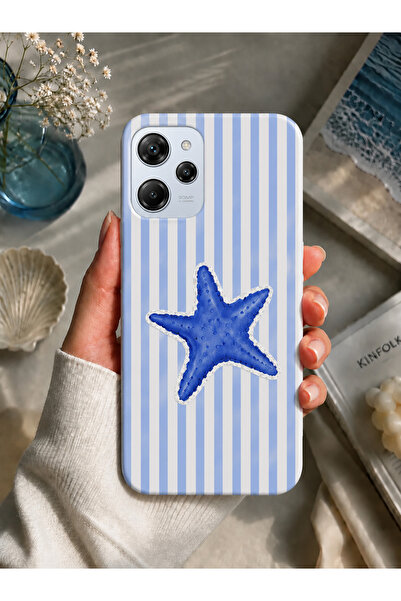 OVADA Redmi 12 Uyumlu Deniz Yıldızı Desenli Telefon Kılıfı