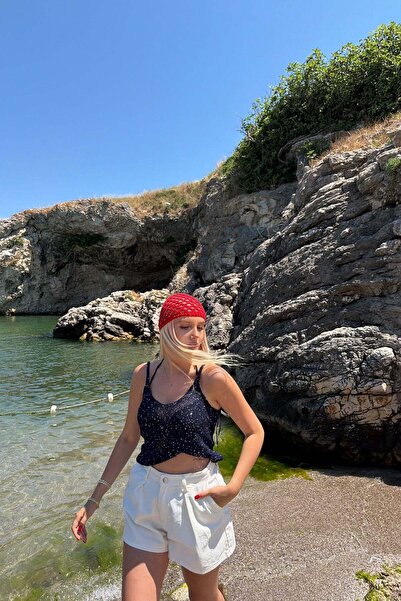 lizge giyim IŞILTILI BEACH TRIKO ATLET