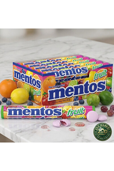 Mentos Mentos Fresh Fruit Flavored Candy - Value Pack 24*29.7g