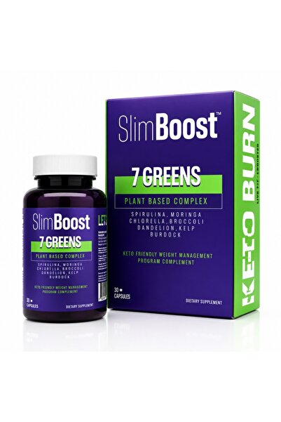SLIMBOOST CAPSULE Capsule ( pastile ) pentru slabit Slim boost 7 Greens, 30 c...