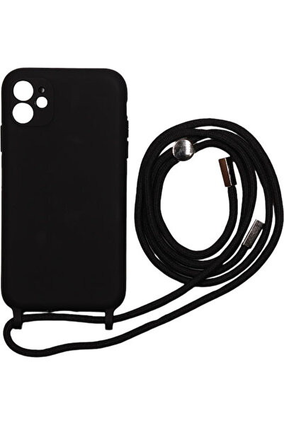 Other Technovo Δαντελωτή Πίσω Θήκη Σιλικόνης με Λουράκι Μαύρο (iPhone 11)