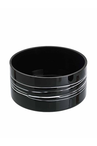 Paşabahçe Opal Black Paste Wrap Bowl 26 Cm, Stylish Tableware, Kitchen Accessory
