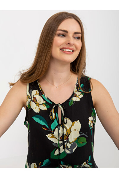 Factory Price Women's Black Blouse