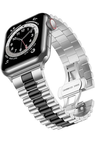 ELTRAZONE Replacement Band Compatible with Apple Watch 45mm Stainless Steel S...