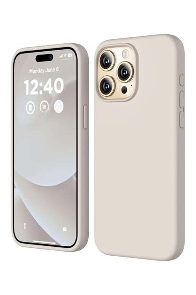 ELTRAZONE Compatible with iPhone 15 Pro Max Liquid Silicone Full Body Shockpr...