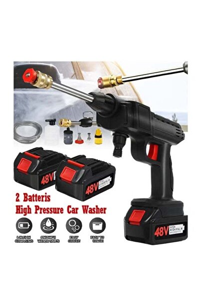 ELTRAZONE Portable High Pressure Water Gun, Rechargeable Cordless Washer with...