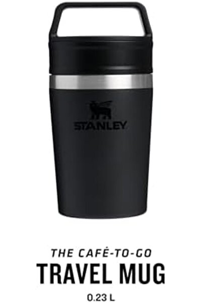 Yıldızan atu shop Cafe To-Go Trl Mug كوب ترمس، أسود، 0.23 لتر 511005