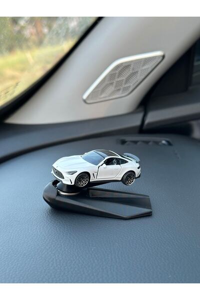 arteo3d Mercedes-AMG GT 63 Beyaz Metal Araç Torpido Drifter Seti Torpido Süsü