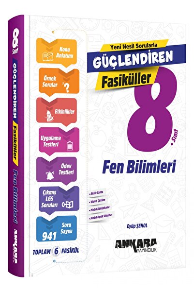 Ankara Yayıncılık ANKARA YAY. 8.SINIF GÜÇLENDİREN FEN BİLİMLERİ FASİKÜL SET
