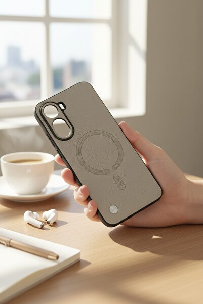batuteknoloji Redmi A7 Pro 4G-5G MagSafe Görünümlü Karbon BTU Silikon Kapak