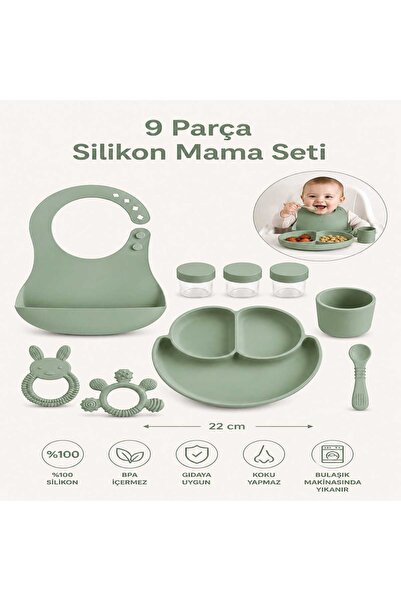 ERMA HOME 9 Piece Food Set |   100% Silicone |   Bpa Free |   Suitable for Su...