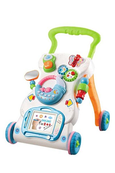 Generic Multi-Functional Anti-Rollover Baby Walker With Music Toys