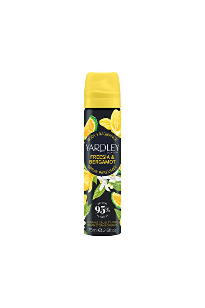 Yardley London Spray de corp cu note de freesia și bergamotă, Freesia Bergamo...
