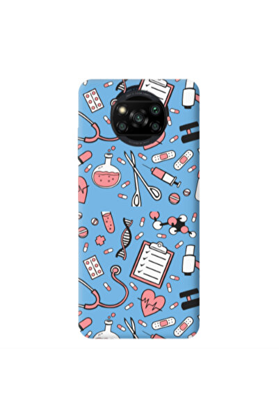 Other Xiaomi Poco X3 /X3 Pro Laboratory Blue Colored Silicone TPU Θήκη