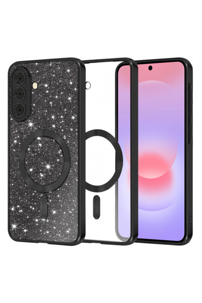 Techsuit Husa MagSafe pentru Samsung Galaxy A37 5G, Techsuit, Luxury Glitter,...