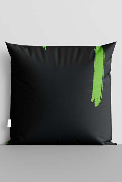 TicaretJet غطاء وسادة مطبوع رقميًا على الوجهين من Green Line - 7190