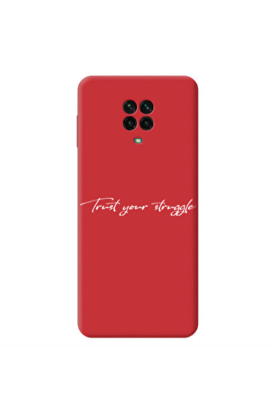 Other Xiaomi Redmi Note 9 Pro Trust your struggle Red Colored Silicone TPU Θήκη