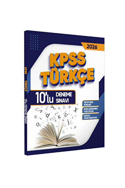 Supara Yayınları 2026 KPSS Türkçe 10lu Deneme Sınavı