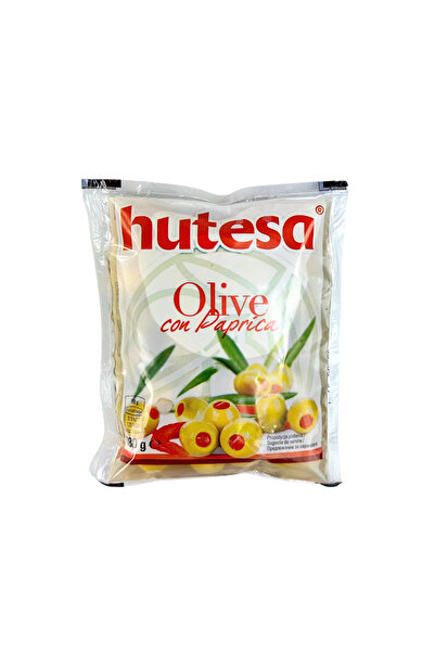 Generic Brand Masline verzi cu pasta de ardei, HUTESA, 180g