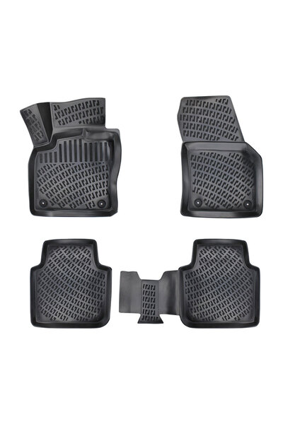 Umbrella Set de covorașe auto din cauciuc tip tavă pentru Seat Tarraco 2018-
