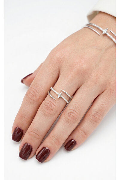 İris Jewelrys Çelik Nove Silver Yüzük