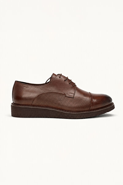 Morven Men's Brown Seasonal Analine Eva Sole Shoes