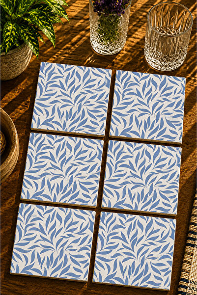 JHAAR Abstract - Bohemian Modern Set of 6 Coasters - Uv Printing Mdf - 10X10 cm