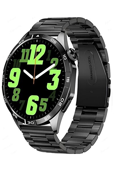 VEFTECH AMOLED Bluetooth Arama Özellikli Akıllı Saat | 15 Gün Pil | 3 Kayış |...