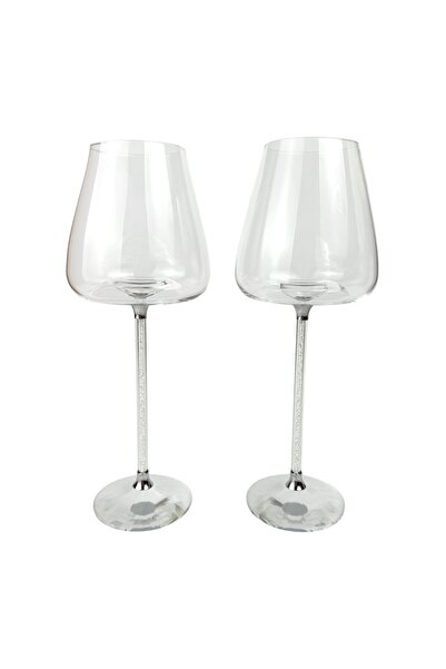 OEM Set 2 Pahare Sticlă Transparent 27 cm 720 ml