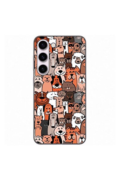 OEM Husa compatibila cu Samsung Galaxy S23 Silicon Gel Tpu Model Caini si Pis...