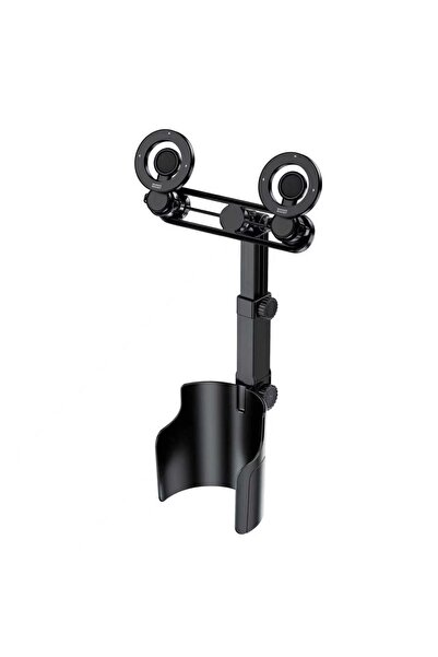 GENERAL B16B-2 Universal 2-in-1 Magnetic Car Cup Holder Phone Mount, Adjustab...
