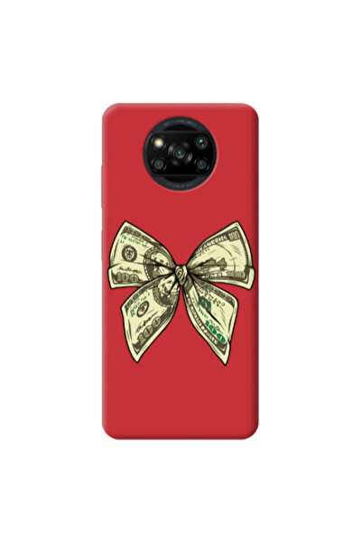 Other Xiaomi Poco X3 /X3 Pro Bowtie Dollars Red Colored Silicone TPU Θήκη
