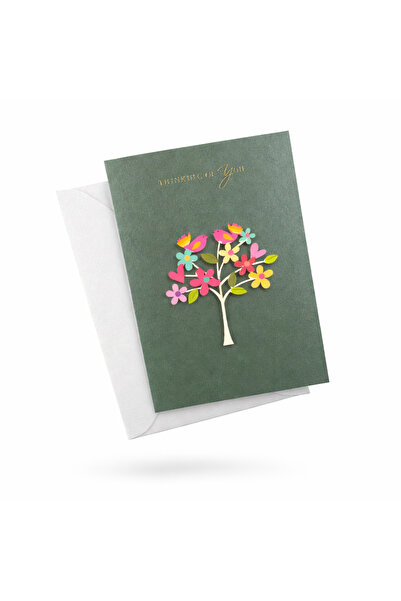 OEM Gift Cards with Multicolor Cardboard Envelope 14x10 cm