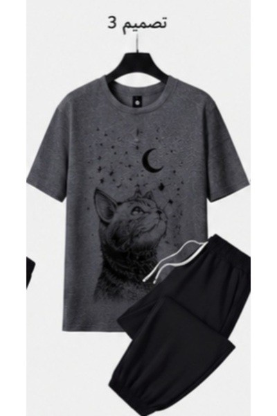 COZYWEAR Unisex Oversize Shorts Set Short Sleeve T-Shirt Comfortable Fit Summ...