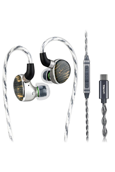 sipariş vakti TINHIFI T6 HiFi IEM, 1DD+1 Planar Hibrit Kablolu Kulaklık Oyun ...