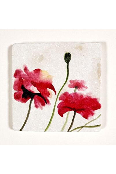 Şeker Portakalım Decorative Figured Special Size 20X20X1 cm Natural Stone Bat...